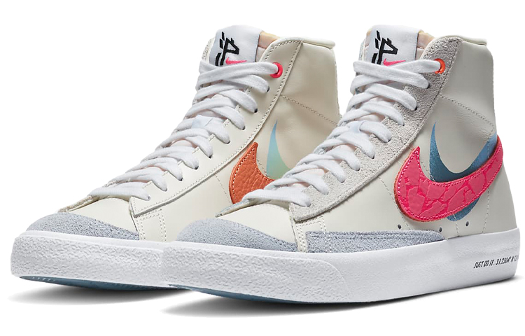 Lookbook (W) Nike Blazer Mid '77 'Crema Rojo Azul' DC0707-164