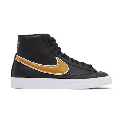 (W) Nike Blazer Mid '77 Essential 'Black Metallic Gold'