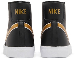 (W) Nike Blazer Mid '77 Essential 'Hitam Emas Metalik' DH0070-001 Details for (W) Nike Blazer Mid '77 Essential 'Hitam Emas Metalik' DH0070-001
