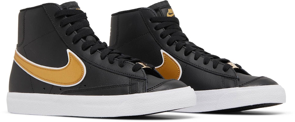 (W) 나이키 블레이저 미드 '77 블랙/골드 (Nike Blazer Mid '77 블랙/골드) DH0070-001 Cheap (W) 나이키 블레이저 미드 '77 블랙/골드 (Nike Blazer Mid '77 블랙/골드) DH0070-001