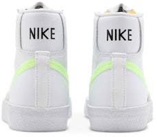 (W) Nike Blazer Mid '77 Essential 'Blanco Volt' DJ3050-100 Details for (W) Nike Blazer Mid '77 Essential 'Blanco Volt' DJ3050-100