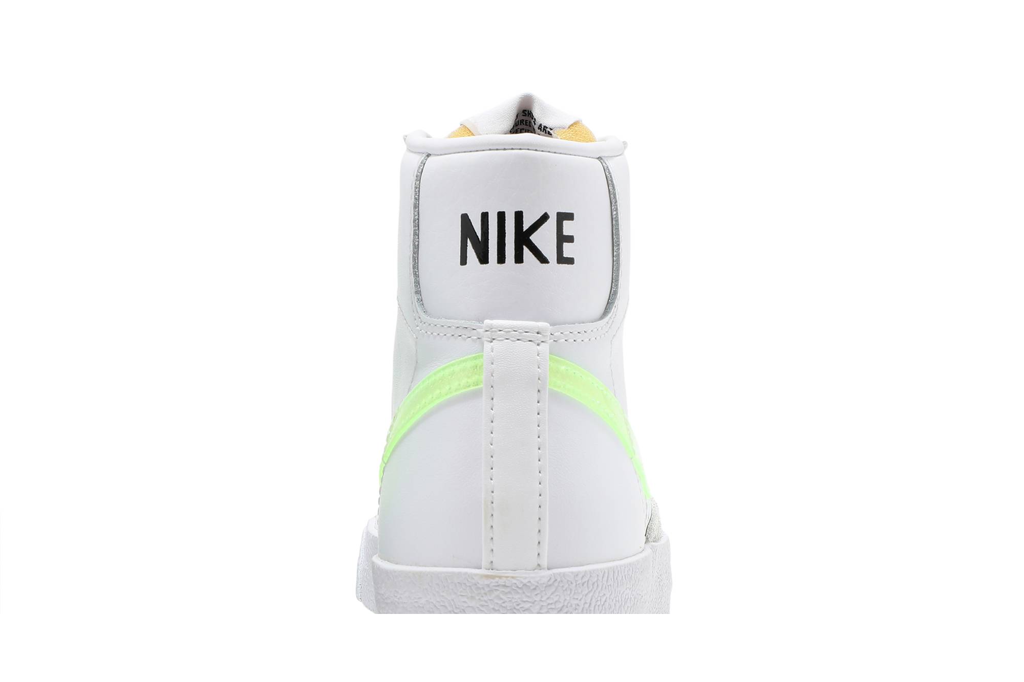 Sizing (W) Nike Blazer Mid '77 Essential 'Blanco Volt' DJ3050-100
