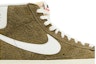 Order (W) Nike Blazer Mid '77 Vintage 'Olive Suede' Lelaki Wanita Kasut Suede Hijau DV7006-201