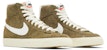 (W) Nike Blazer Mid '77 Vintage 'Olive Suede' Lelaki Wanita Kasut Suede Hijau DV7006-201