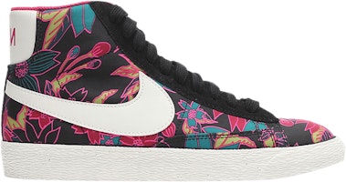 (Women) Nike Blazer Mid 'Aloha - Black Pink Force' 725084-002 (Women) Nike Blazer Mid 'Aloha - Black Pink Force' 725084-002