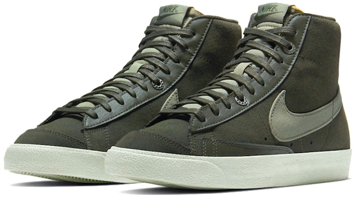 (Women) Nike Blazer Mid Green 'Olive' DH4271-300 Lookbook (Women) Nike Blazer Mid Green 'Olive' DH4271-300