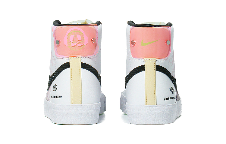 (W) Nike Blazer Mid 'Prank Game - White Black Pink' 圖 5