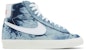 (W) Nike Blazer Mid 'Washed Denim' (WMNS) Wanita 의원ai DV2182-900