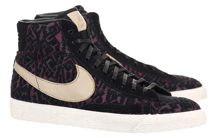 (W) Nike Blazer Mid PRM 'Black Purple' 圖 2