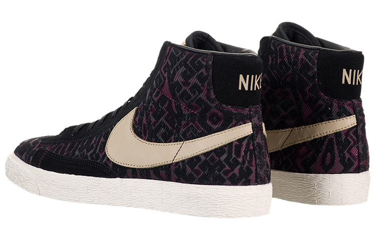 (W) Nike Blazer Mid PRM 'Black Purple' 圖 3