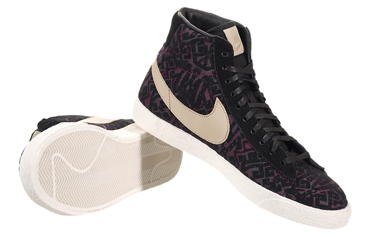 (W) Nike Blazer Mid PRM 'Black Purple' 圖 5