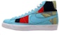 (Wanita) Nike Blazer Mid Premium Biru Serbuk/Putih/Merah 316959-441