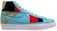 Order (Wanita) Nike Blazer Mid Premium Biru Serbuk/Putih/Merah 316959-441