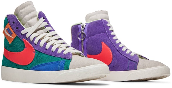 Nike Blazer Mid Rebel 中筒 滑板鞋 女款 紫綠 Cheap Nike Blazer Mid Rebel 中筒 滑板鞋 女款 紫綠