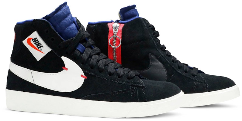 (W) Nike Blazer Mid Rebel XX 'Hitam Biru Diraja' BQ4022-005 Cheap (W) Nike Blazer Mid Rebel XX 'Hitam Biru Diraja' BQ4022-005