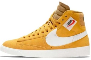 (Women) Nike Blazer Mid Rebel Yellow Ochre BQ4022-700 (Women) Nike Blazer Mid Rebel Yellow Ochre BQ4022-700