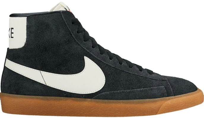 (W) Nike Blazer Mid Suede 'Vintage Black' Hitam Klasik 518171-017 Buy (W) Nike Blazer Mid Suede 'Vintage Black' Hitam Klasik 518171-017