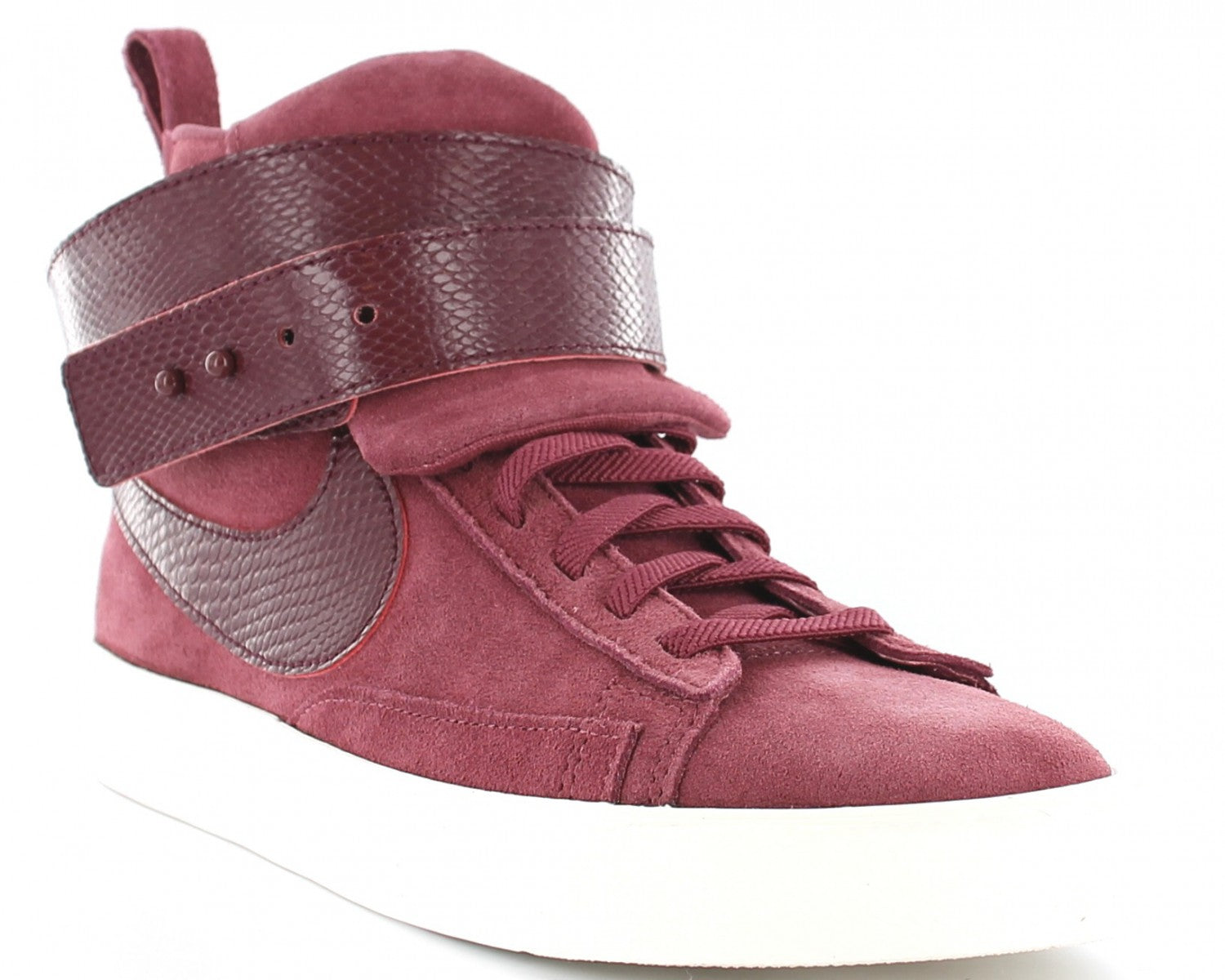 Lookbook (W) Nike Blazer Mid Twist Suede 'Cherrywood Red' Merah Ceri 599386-600