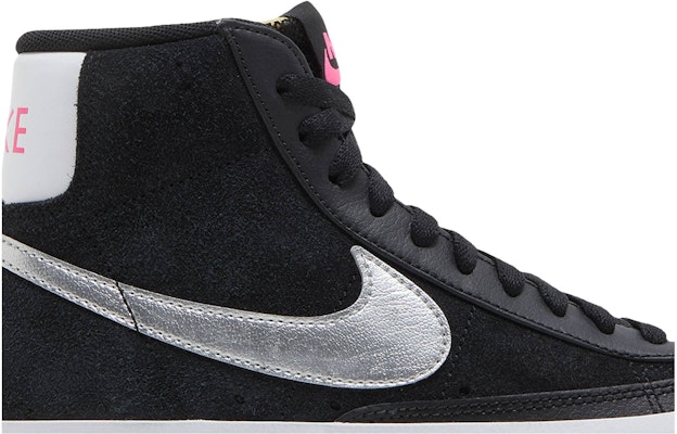 (W) Nike Blazer Mid Vintage '77 'Hitam Perak Metalik' DA4283-001 Order (W) Nike Blazer Mid Vintage '77 'Hitam Perak Metalik' DA4283-001