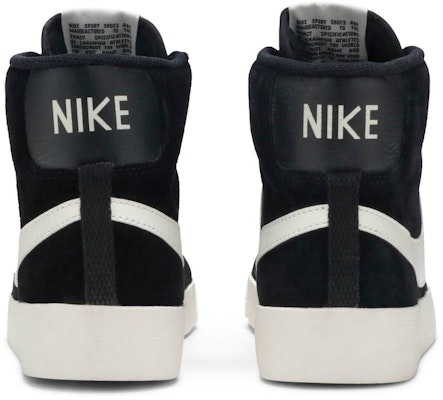 Kasut Nike Blazer Mid Vintage Suede 'Hitam' Wanita AV9376-001 Details for Kasut Nike Blazer Mid Vintage Suede 'Hitam' Wanita AV9376-001