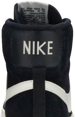 Kasut Nike Blazer Mid Vintage Suede 'Hitam' Wanita AV9376-001 Sizing Kasut Nike Blazer Mid Vintage Suede 'Hitam' Wanita AV9376-001