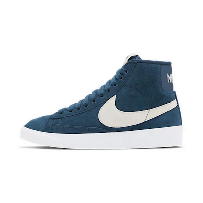 (W) Nike Blazer Mid Vintage Suede 'Blue White'