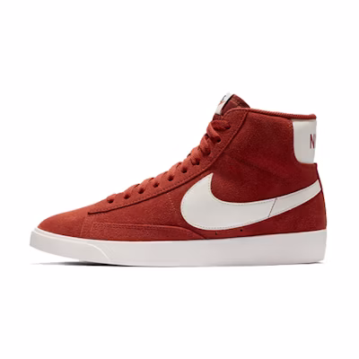 (W) Nike Blazer Mid Vintage Suede 'Red'