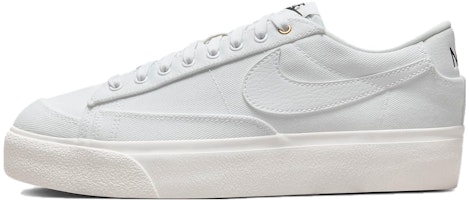 (Women) Nike Blazer Platform Low Canvas 'White' DV7475-100 (Women) Nike Blazer Platform Low Canvas 'White' DV7475-100