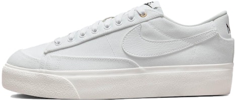 (Women) Nike Blazer Platform Low Canvas 'White' DV7475-100 (Women) Nike Blazer Platform Low Canvas 'White' DV7475-100