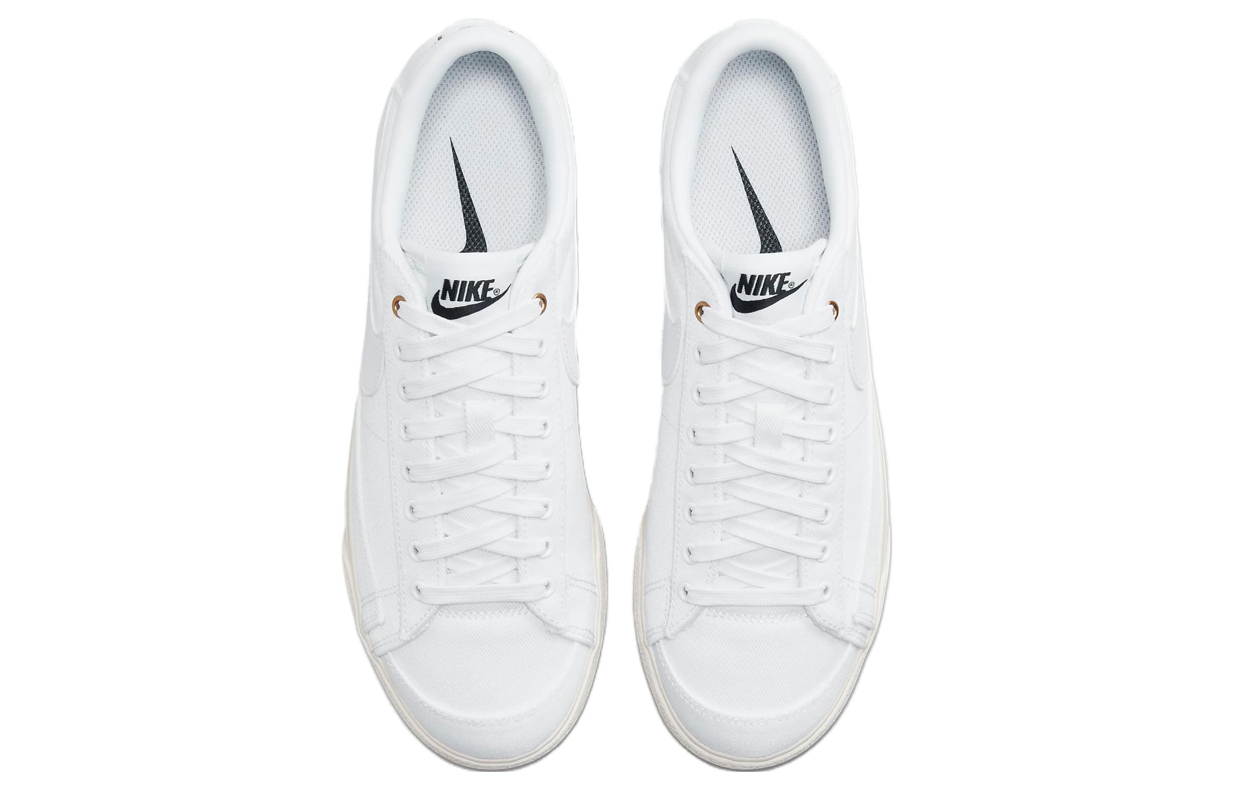 Shop (W) Nike Blazer Plataforma Baja Lona 'Blanco' DV7475-100