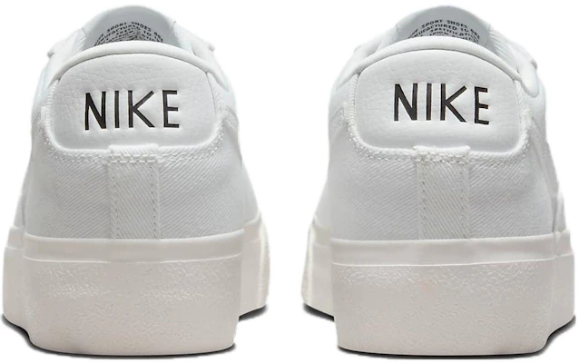 (W) Nike Blazer Plateforme Basse Toile ''Blanc'' DV7475-100 Details for (W) Nike Blazer Plateforme Basse Toile ''Blanc'' DV7475-100
