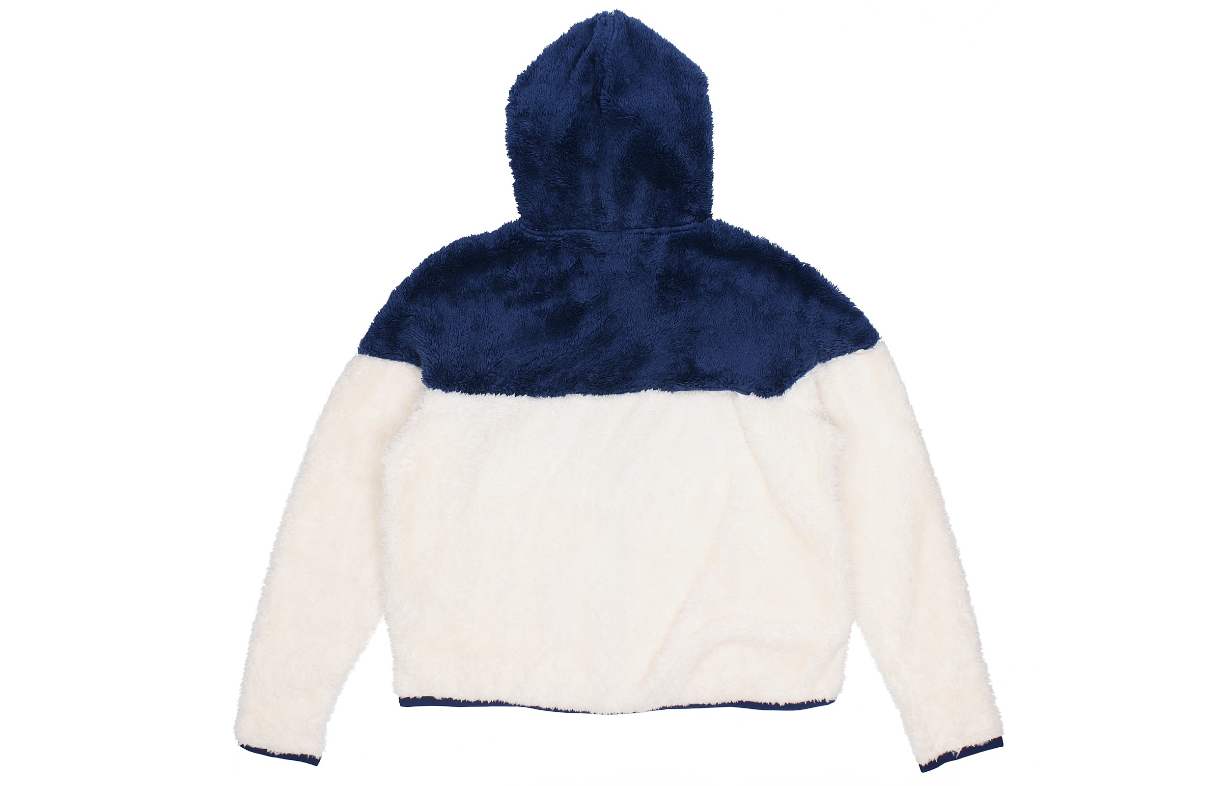 (Women) Nike Blue Colorblock Fleece Hooded Jacket Casual Warm Wear BV5469-492 圖 3