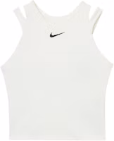 (Women) Nike Breathable Dri-Fit Comfort Tank Top - White FD5657-100 (Women) Nike Breathable Dri-Fit Comfort Tank Top - White FD5657-100