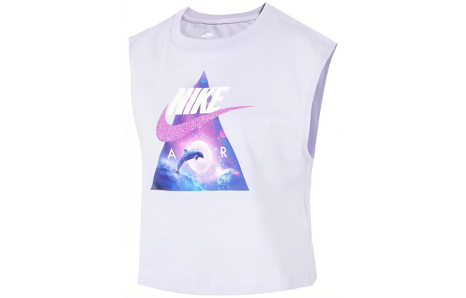(Women) Nike Breathable Sleeveless Tank Top with Letter Print FD1215-536