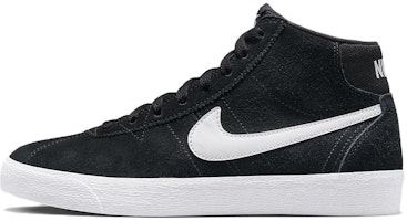 (Women) Nike Bruin High SB 'Black White' DR0126-001 (Women) Nike Bruin High SB 'Black White' DR0126-001