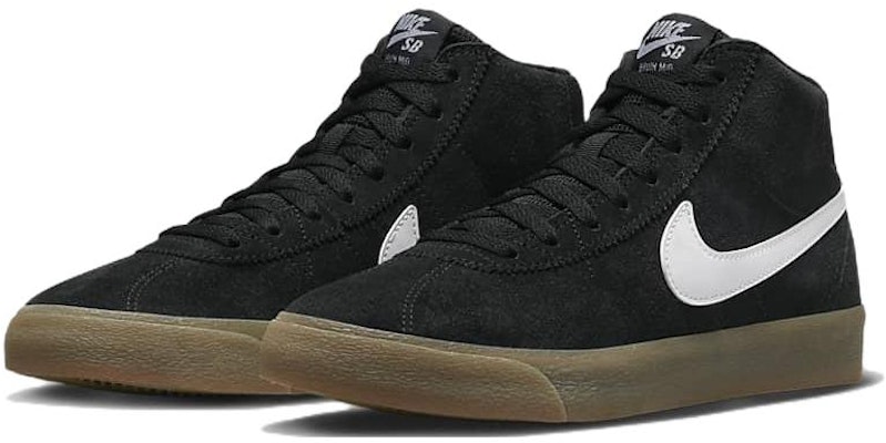 (W) Nike Bruin High SB 'Negro Blanco Gum' DR0126-002 Lookbook (W) Nike Bruin High SB 'Negro Blanco Gum' DR0126-002
