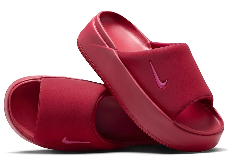 (Women) Nike Calm Elevation Slide Team Crimson Peony IO0495-602