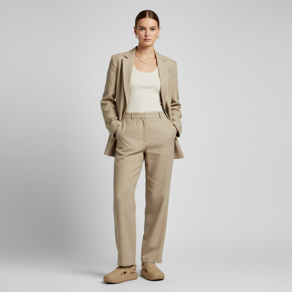 Order (W) Nike Calm Mule 'Hemp' dalam Warna Rami FB2185-200