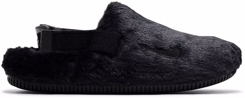 (Women) Nike Calm Mule SE 'Triple Black Fur' FZ3119-001 (Women) Nike Calm Mule SE 'Triple Black Fur' FZ3119-001