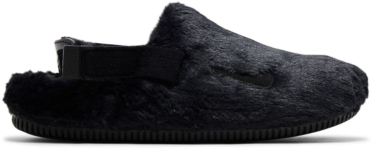 (W) Nike Calm Mule SE 'Triple Black Fur' Hitam Bulu FZ3119-001 Buy (W) Nike Calm Mule SE 'Triple Black Fur' Hitam Bulu FZ3119-001