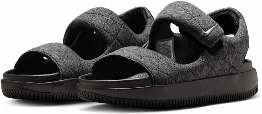 (Women) Nike Calm Sandal SE 'Black Metallic Silver' HJ9000-002 Lookbook (Women) Nike Calm Sandal SE 'Black Metallic Silver' HJ9000-002