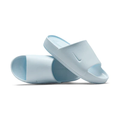 (W) Nike Calm Slides 'Blue Tint'
