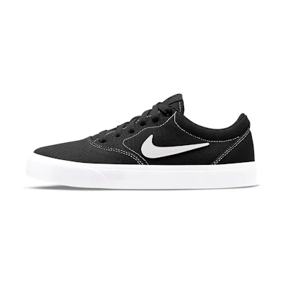 (W) Nike Charge Canvas SB 'Black White'