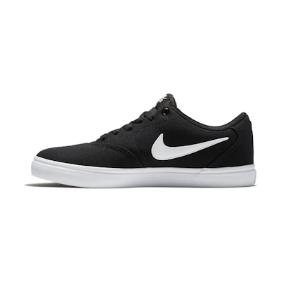 (W) Nike Check Solarsoft Canvas SB 'Black Platinum'