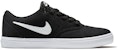 (W) Nike Check Solarsoft Canvas SB 'Hitam Platinum' 921463-010