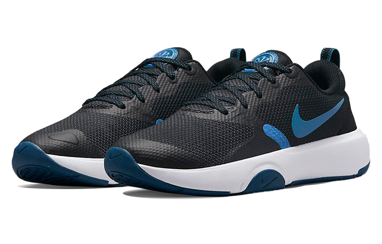 Lookbook (W) Nike City Rep TR Low-Top Trainingsschuhe Schwarz/Blau. DA1351-045