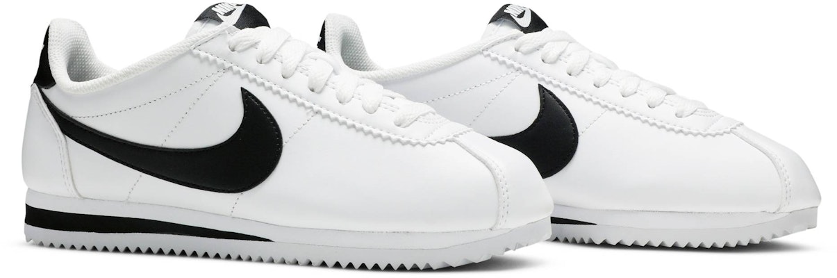 (Women) Nike Classic Cortez 'White Black' 807471-101 Cheap (Women) Nike Classic Cortez 'White Black' 807471-101
