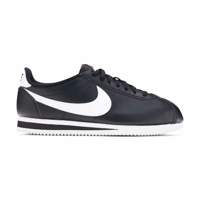(W) Nike Classic Cortez Black White