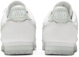 (W) Nike Classic Cortez Flyleather Blanco Plata Claro AR4874-100 Details for (W) Nike Classic Cortez Flyleather Blanco Plata Claro AR4874-100