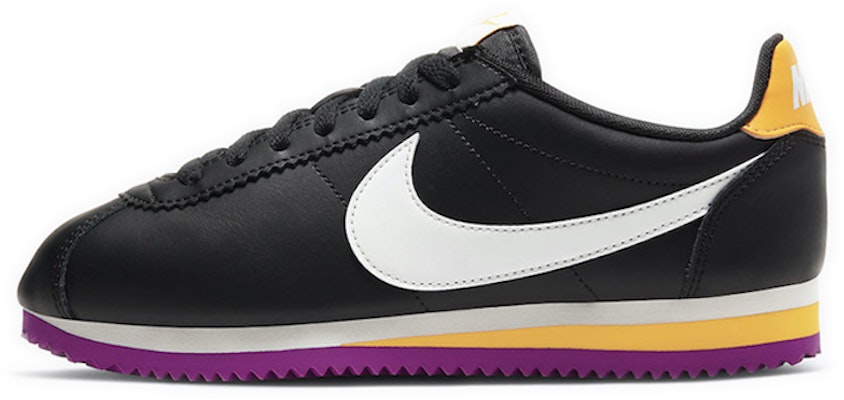 (W) Nike Classic Cortez Kulit 'Hitam Jingga Laser Ungu' 807471-022 Buy (W) Nike Classic Cortez Kulit 'Hitam Jingga Laser Ungu' 807471-022